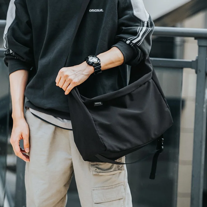 Waterproof Men's Crossbody Messenger Bag - Anti-Theft Shoulder Pack