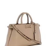 Guess Women's Beige Zip Shoulder Bag