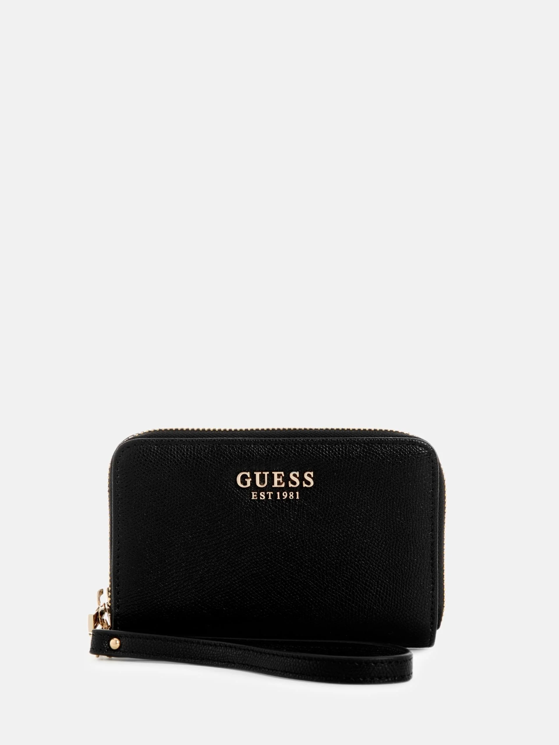 Guess Women's Black Zip Wallet