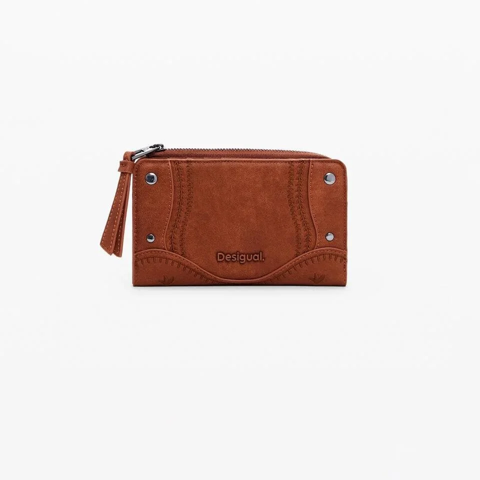 Desigual Women’s Brown Zip Wallet