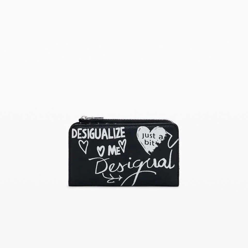 Desigual Women’s Black Zip Wallet