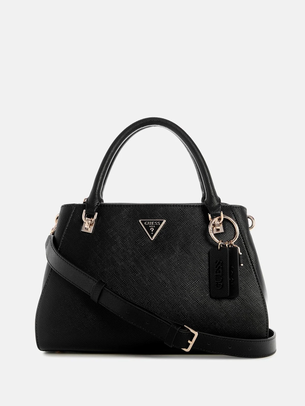 Guess Women's Black Convertible Shoulder Handbag