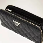 Guess Women's Black Zip Wallet - Stylish and Practical