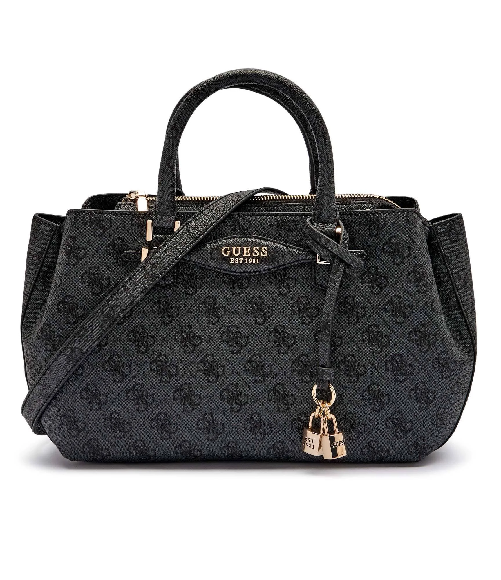 Guess Women's Grey Handbag with Shoulder Strap
