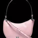 Michael Kors Pink Leather Shoulder Bag with Adjustable Strap