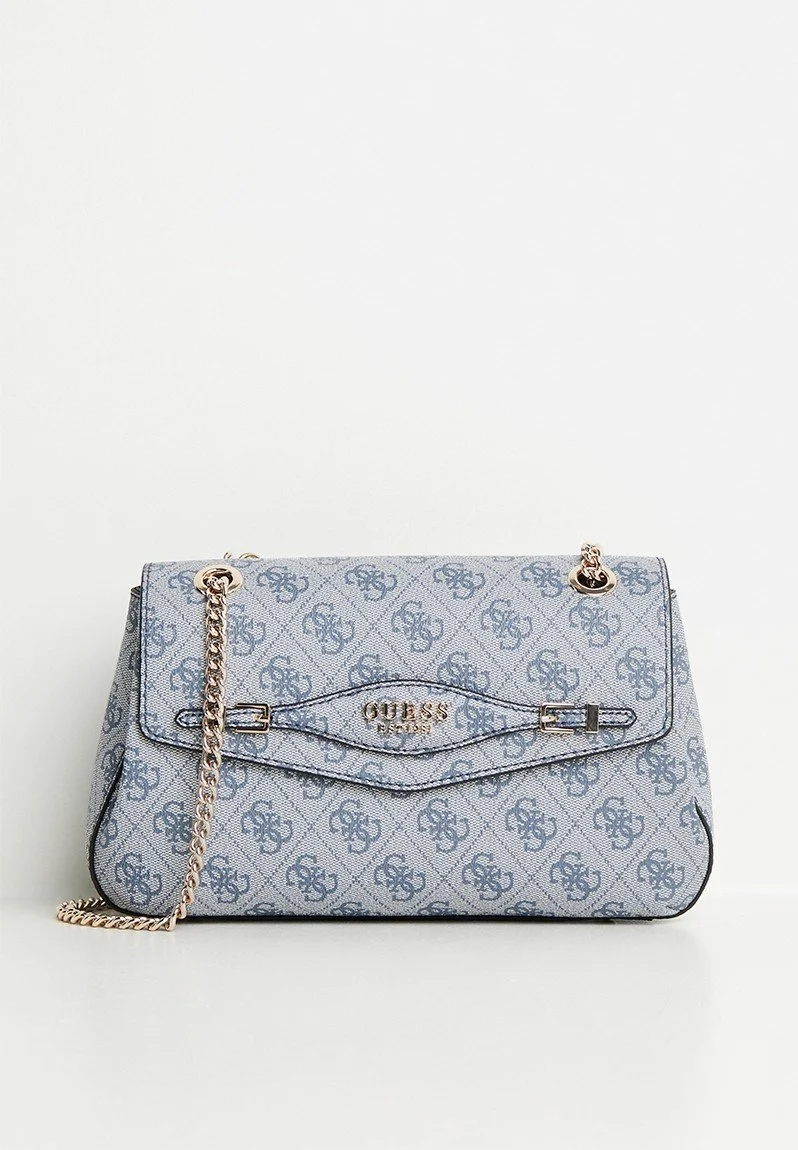 Guess Women's Grey Zip-Top Bag - Stylish, Versatile, & Practical