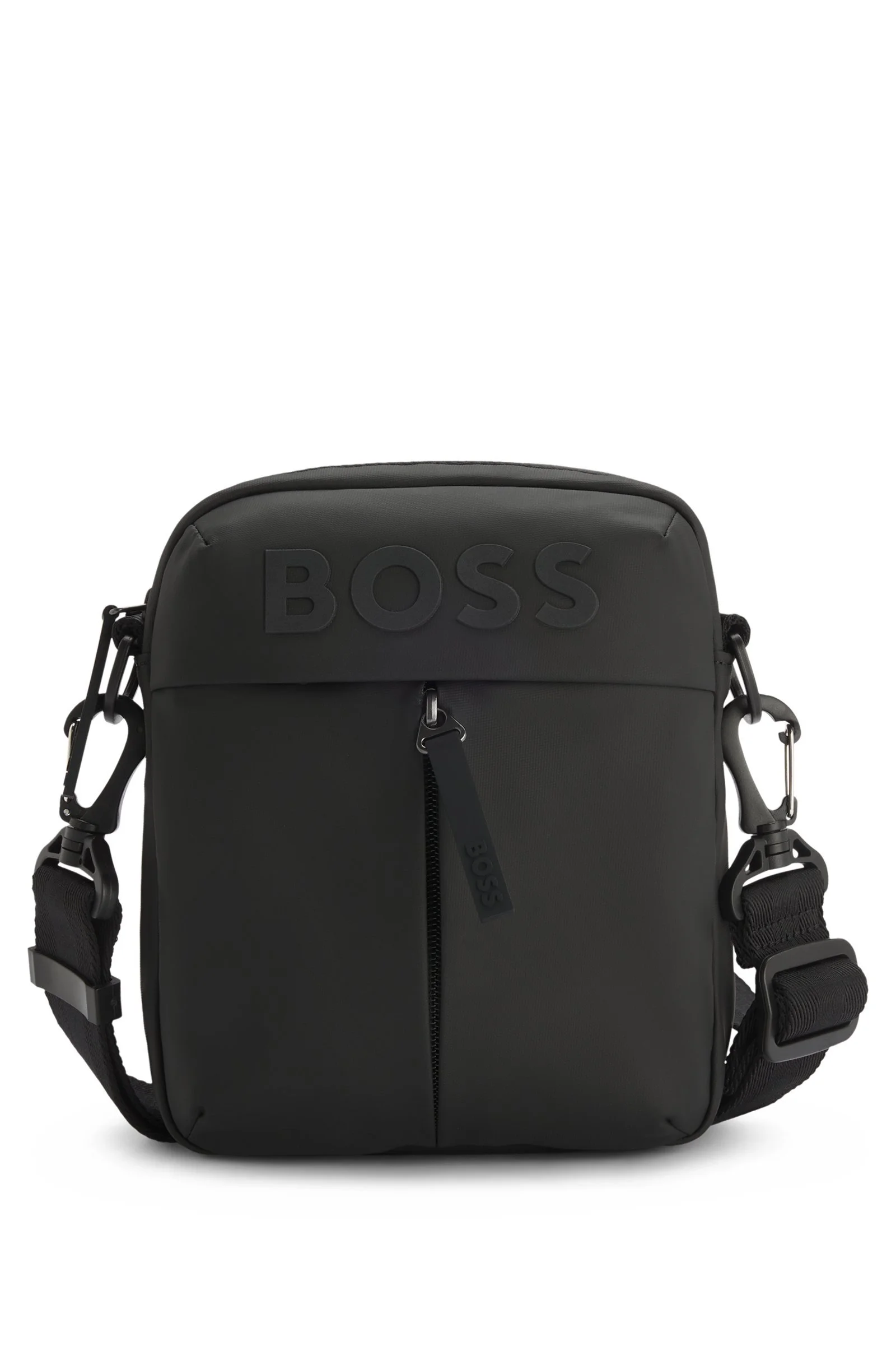 Boss Men's Black Shoulder Bag - Stylish and Functional
