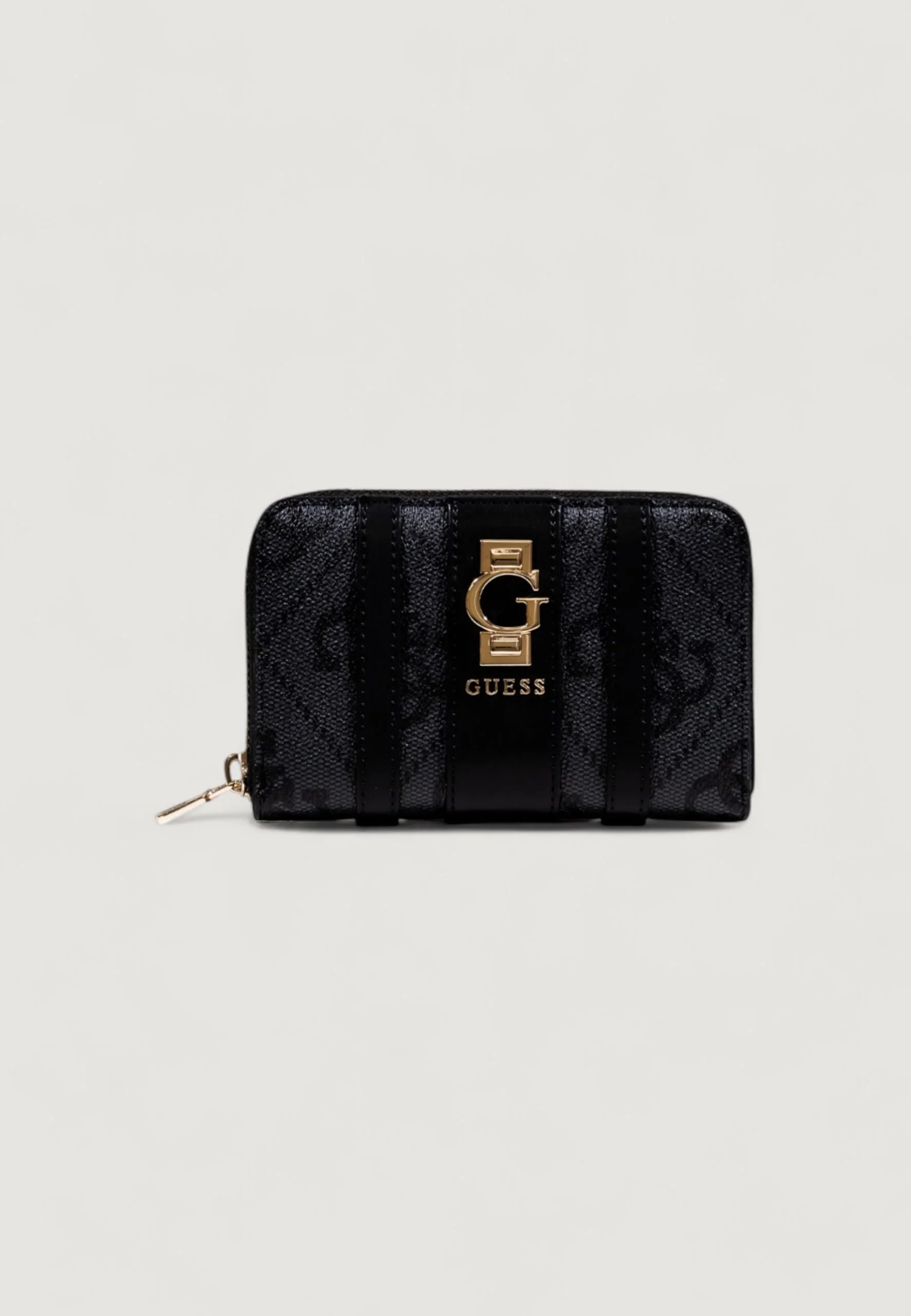 Guess Women's Black Zip Compact Wallet