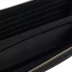 Guess Women's Black Zip Around PU Wallet