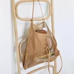 Large Mesh Beach Tote Bag – Lightweight, Quick-Dry & Spacious Shoulder Bag