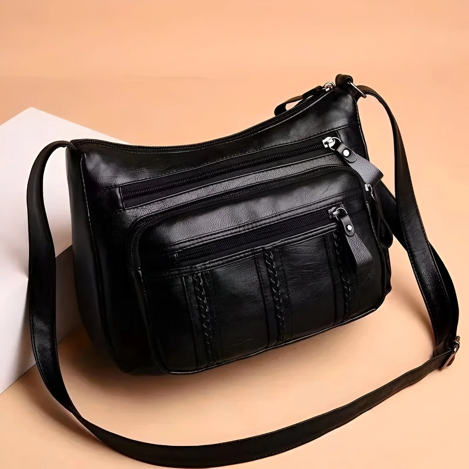 Elegant Women's Soft PU Leather Crossbody Shoulder Bag – Small Fashion Purse