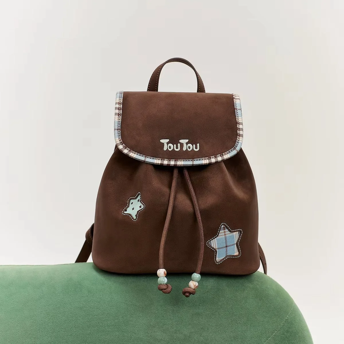 Starry Velvet Shoulder Bag - Women's Large Capacity Travel & Commute Backpack