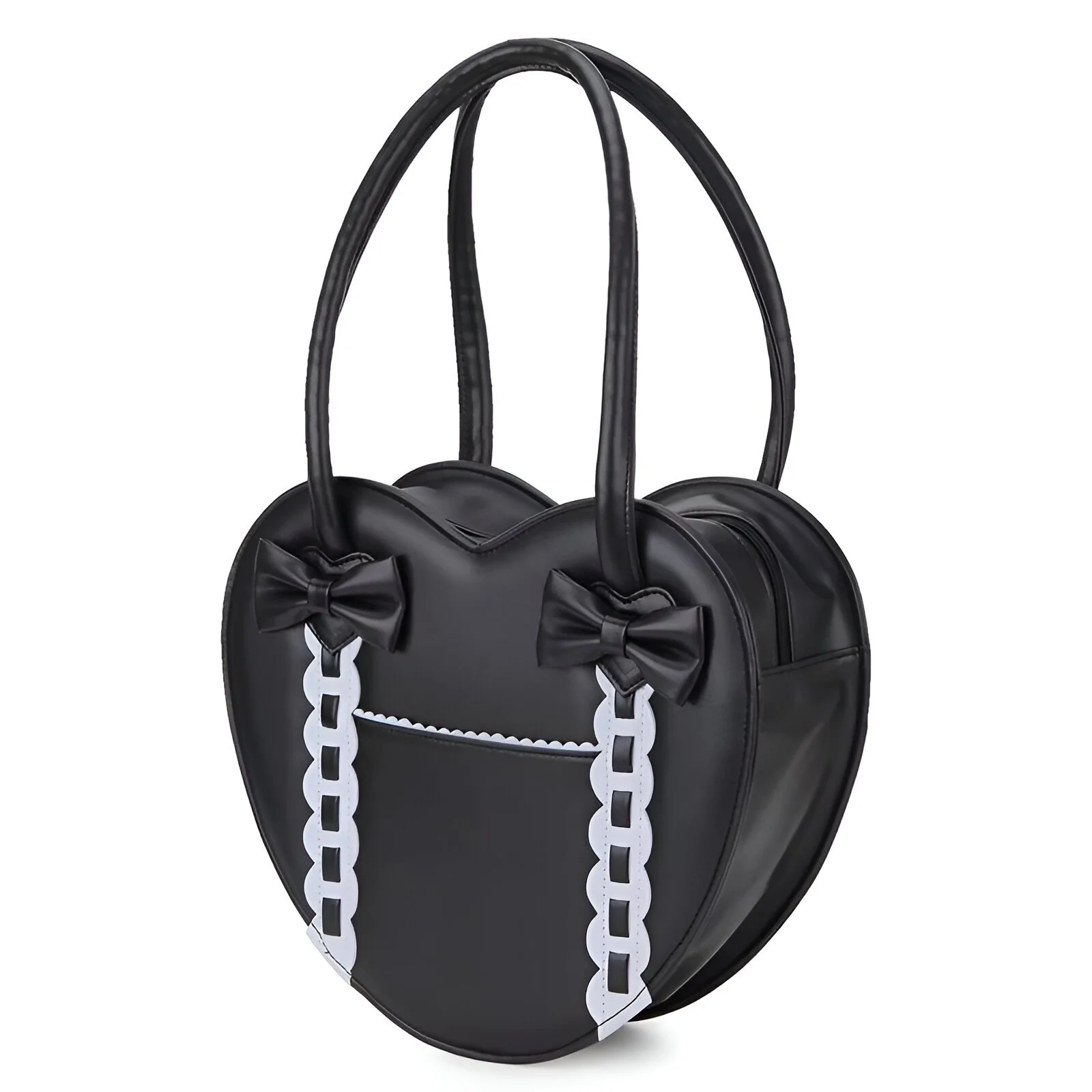 Heart Shaped Kawaii Handbag with Bowknot