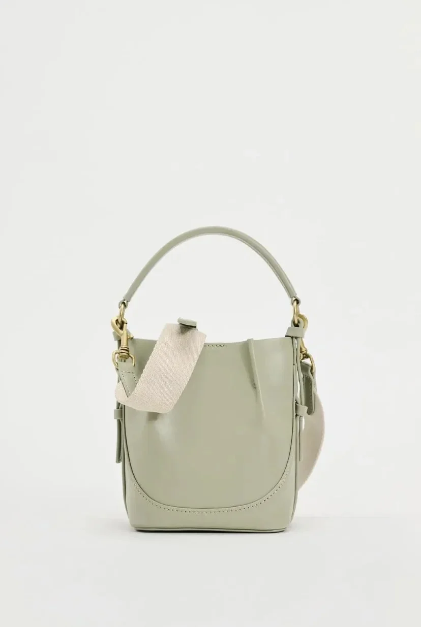 Women's Fashion Bucket Crossbody Bag with Removable Strap