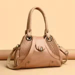 Luxury Soft Leather Tote Bag – Elegant Women’s Shoulder & Crossbody Handbag