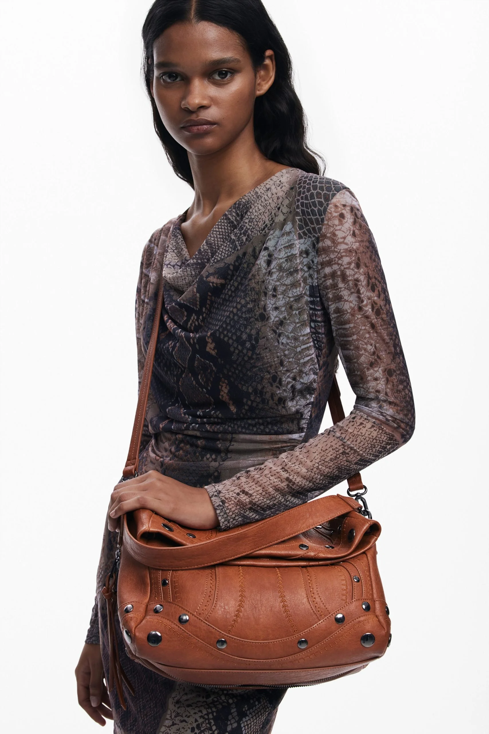Desigual Women’s Brown Fall/Winter Shoulder Bag