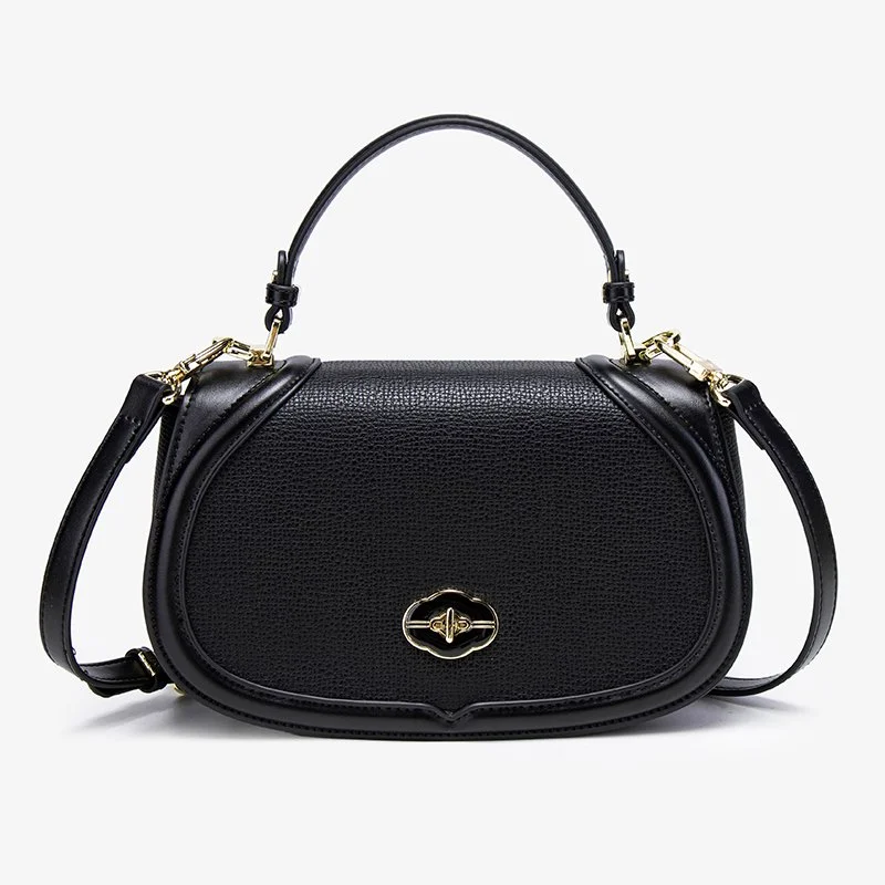 Trendy Women’s Compact Saddle Crossbody Bag