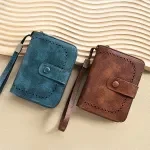 Stylish RFID Blocking Vintage Women’s Wallet with Large Capacity & Zipper Card Holder