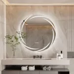 LED Anti-Fog Round Bathroom Mirror