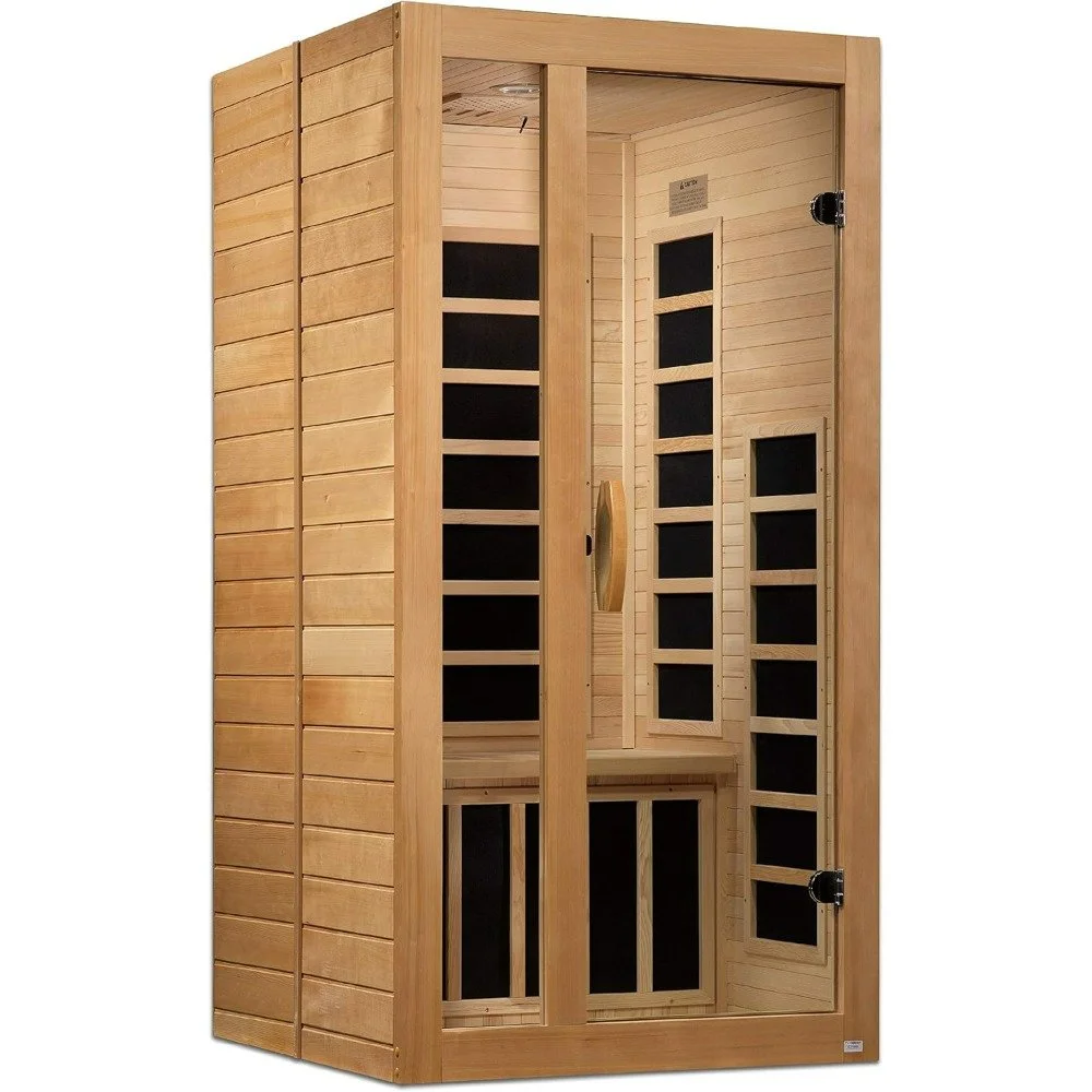 1-2 Person Low EMF Far Infrared Sauna with Bluetooth Music System
