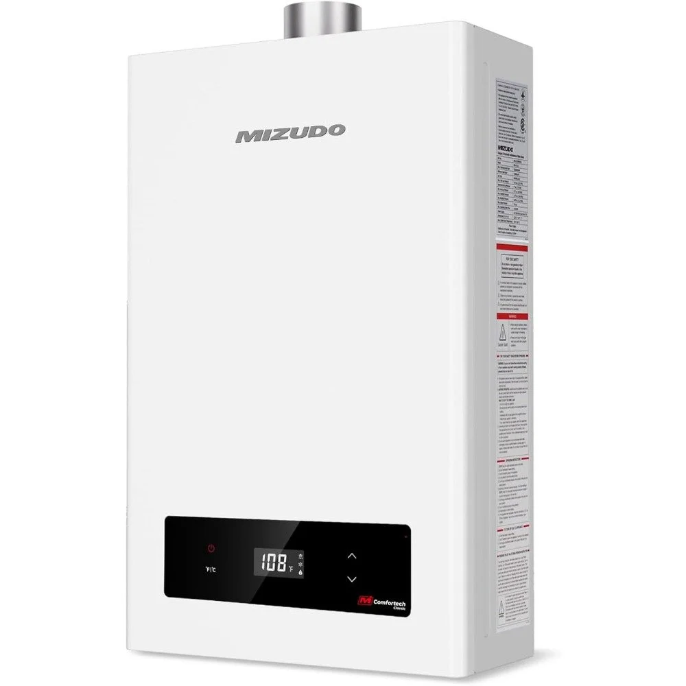 Tankless Natural Gas Water Heater, 5.1 GPM, 120,000 BTU, Indoor Use