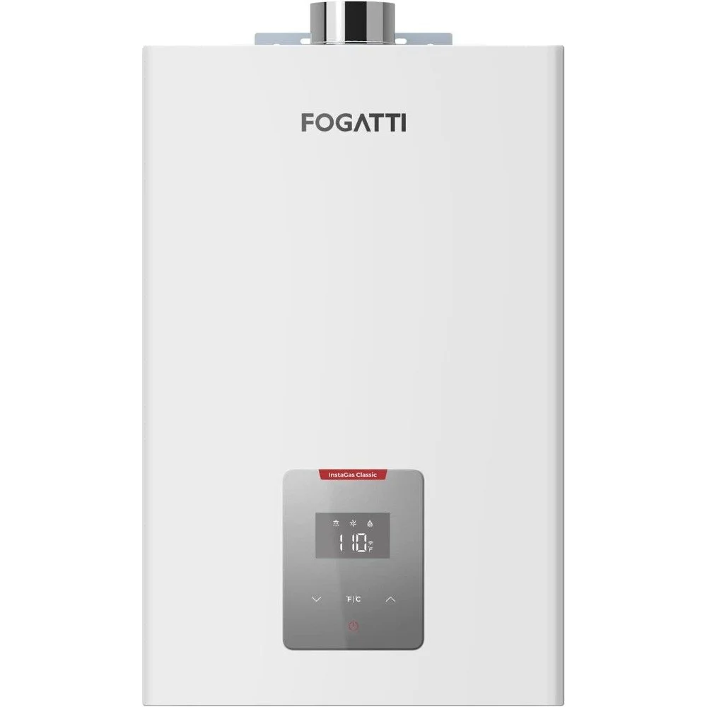Natural Gas Tankless Water Heater, 5.1 GPM, 120,000 BTU, Indoor, Instant Hot Water