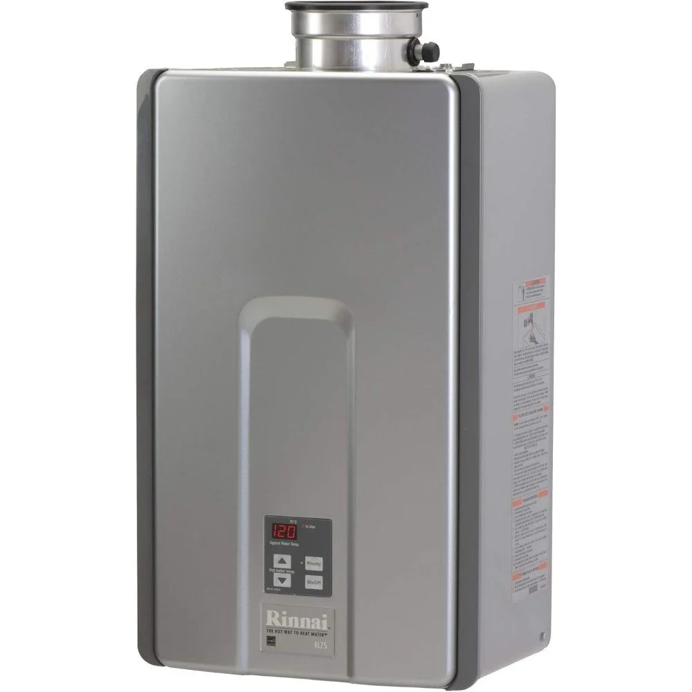 Tankless Water Heater, 7.5 GPM, Natural Gas, Indoor Installation