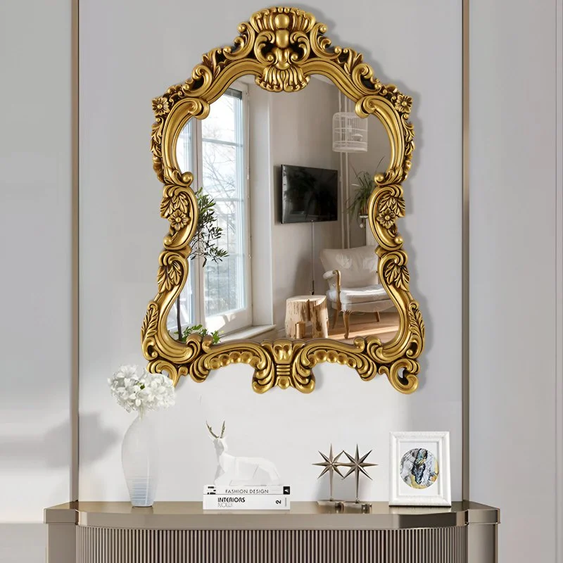 European Wall Hanging Decorative Mirror for Bathroom and Dressing Room