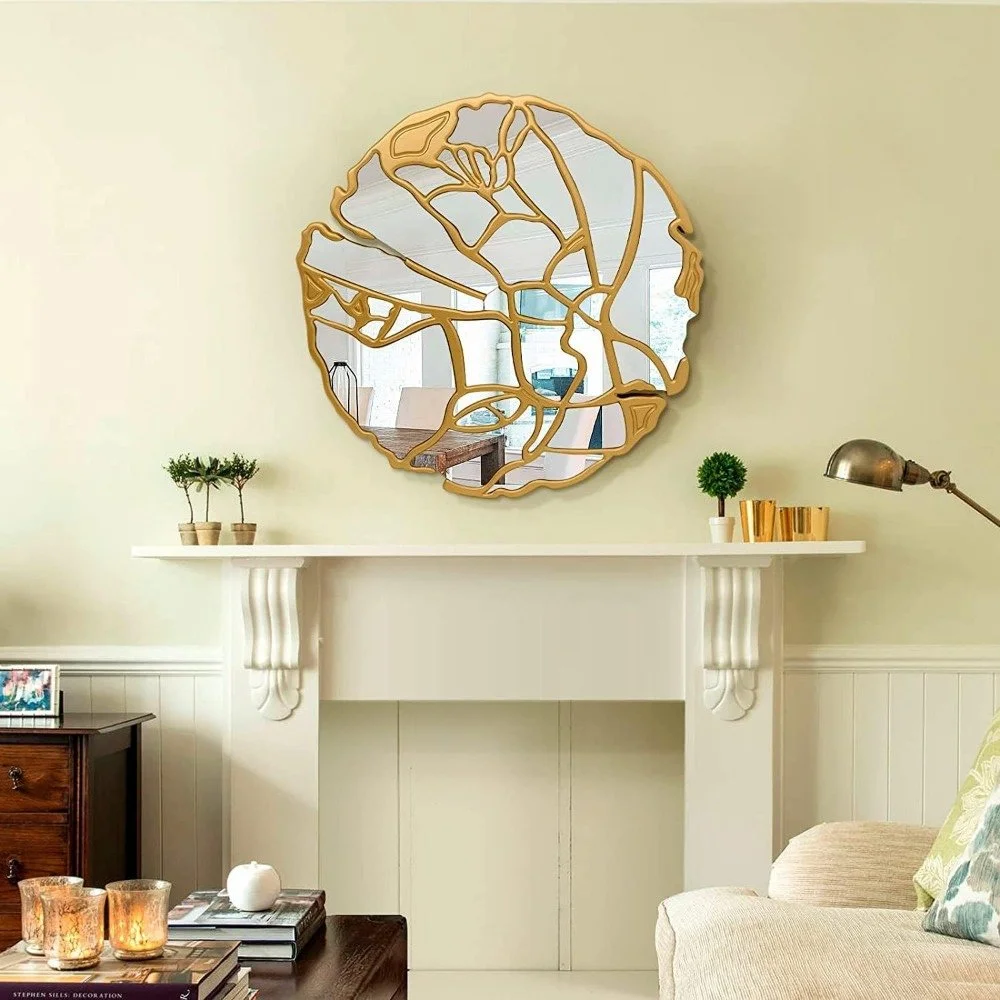 Large Round Decorative Wall Mirror