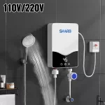 110V/220V 5500W Instant Tankless Electric Water Heater for Bathroom & Home