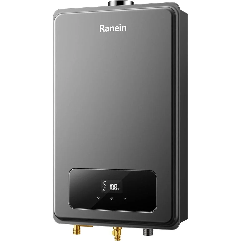 Indoor Tankless Natural Gas Water Heater, 5.3 GPM, 130,000 BTU, Instant Hot Water