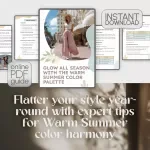 Glow All Season with the Warm Summer Color Palette | Warm Summer Color Palette Clothes Guide for Flattering Wardrobe & Year-Round Style