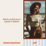 Travel Wardrobe Builder Toolkit | 3-in-1 Travel Capsule Wardrobe Bundle