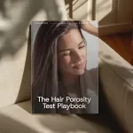 The Hair Porosity Test Playbook – Printable Hair Porosity Test Checklist, DIY Water Test Guide, AI Hair Care Routine Planner Digital Download