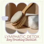 Lymphatic Detox: Dry Brushing Checklist – Easy Daily Routine Guide with Dry Brushing Technique for Lymphatic Drainage, Printable Self-Care Wellness Checklist