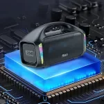 90W Stereo Sound Portable Bluetooth Speaker with XBass, LED Lights & PowerBank