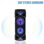 Dual 6.5" Wireless Bluetooth Speakers - 80W Peak High-Power