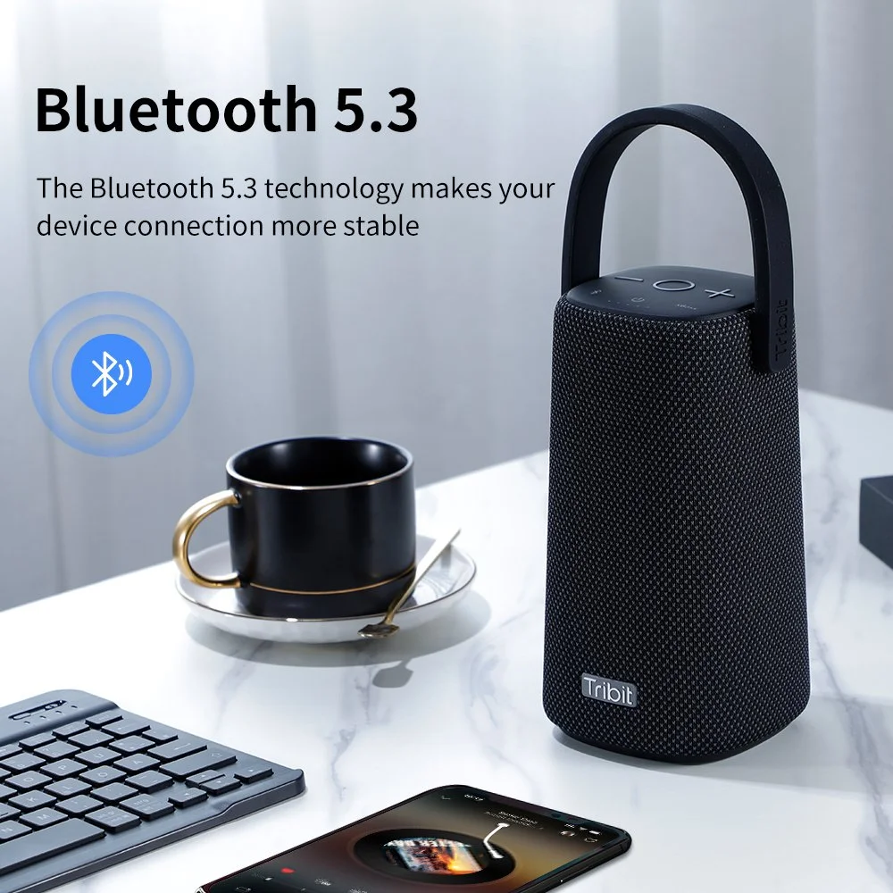 Ultimate 360° Sound Portable Bluetooth Speaker with Waterproof Design & Long Battery Life