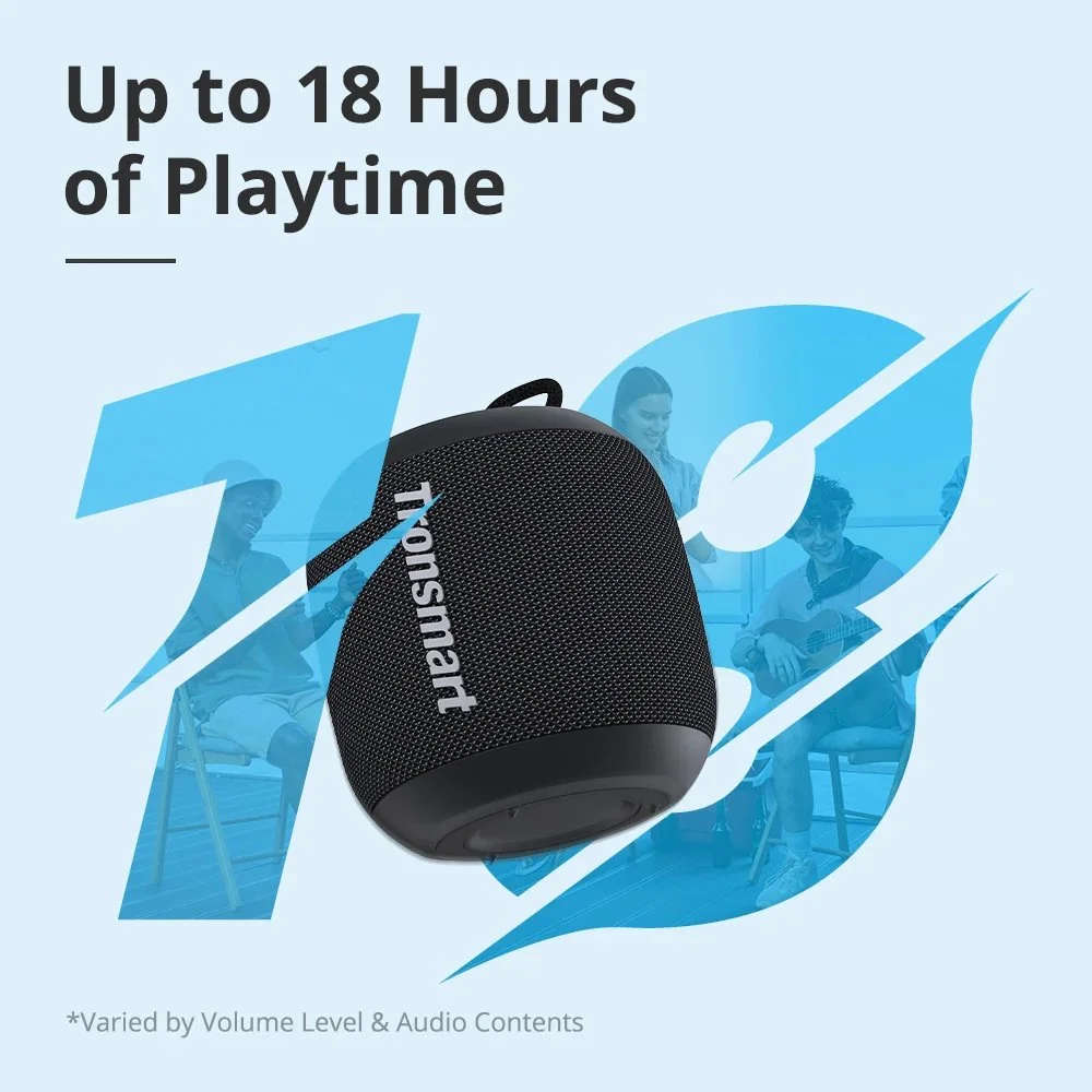 Compact Portable Bluetooth Speaker with Balanced Bass and Waterproof Design