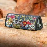 Portable Bluetooth Speaker, 360° Stereo Sound, Waterproof, 24-Hour Playtime