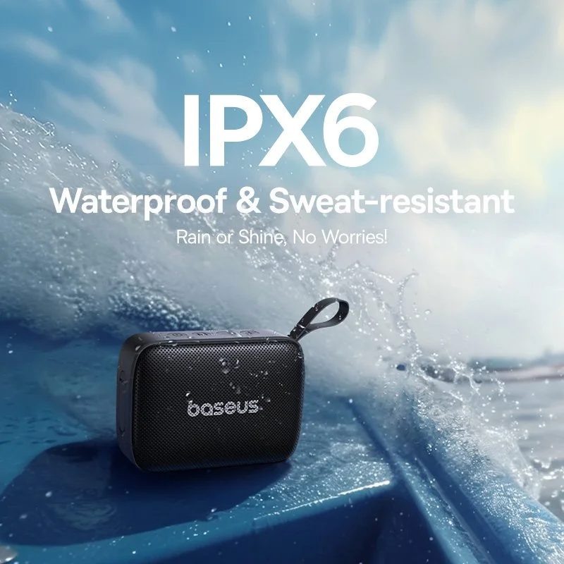 Mini Portable Bluetooth Speaker - Waterproof, Bass Boost, 12-Hour Battery