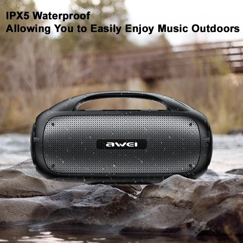 60W Portable Bluetooth Speaker with 12000mAh Battery