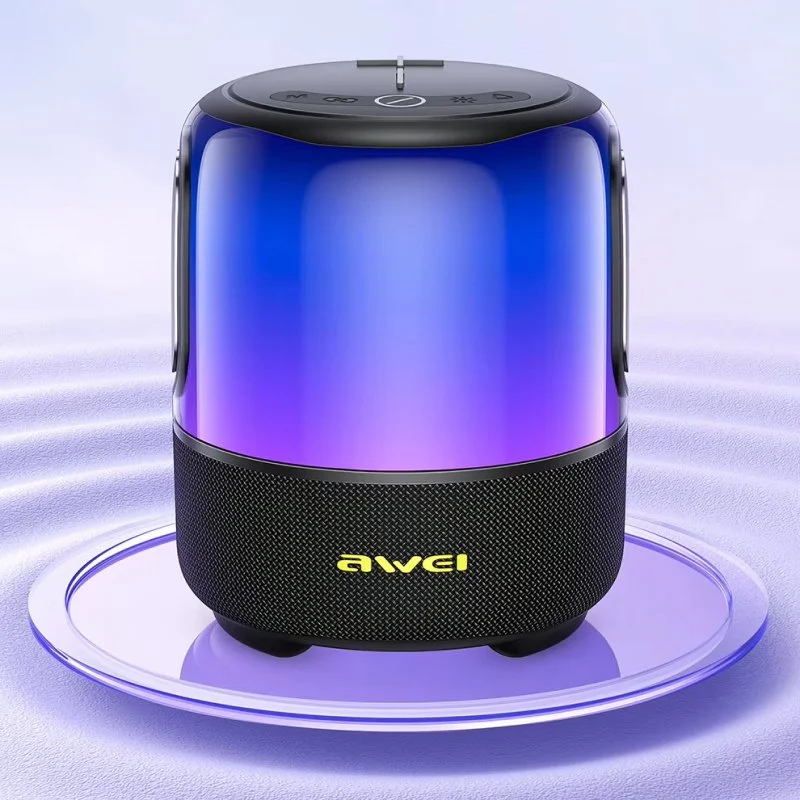 40W Portable Bluetooth Speaker with Waterproof Subwoofer & LED Lights