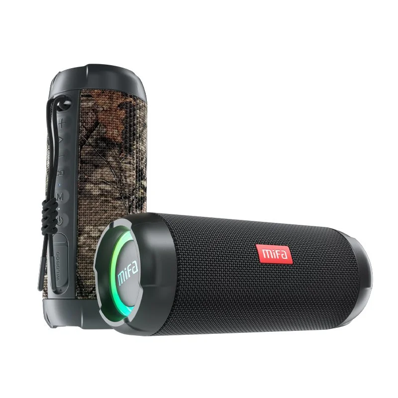 Portable Waterproof Bluetooth Speaker with LED Lights