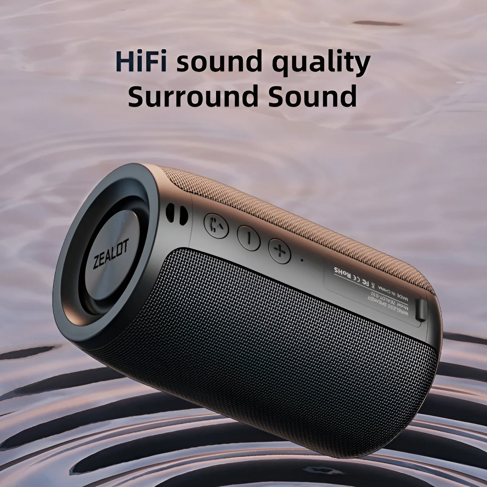 Portable Bluetooth Speaker with Stereo 3D Sound and TF Card Support