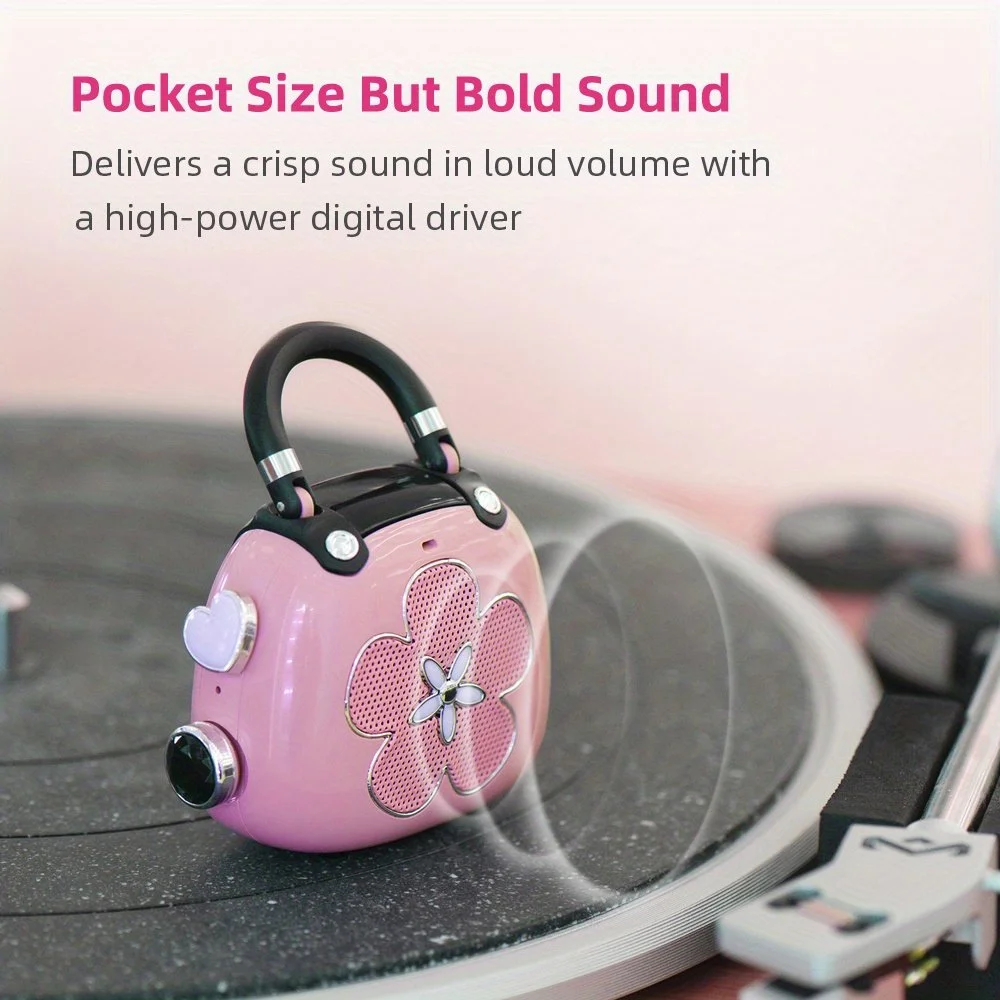 Mini Portable Retro Bluetooth Speaker with 5W Sound and Long Battery Life
