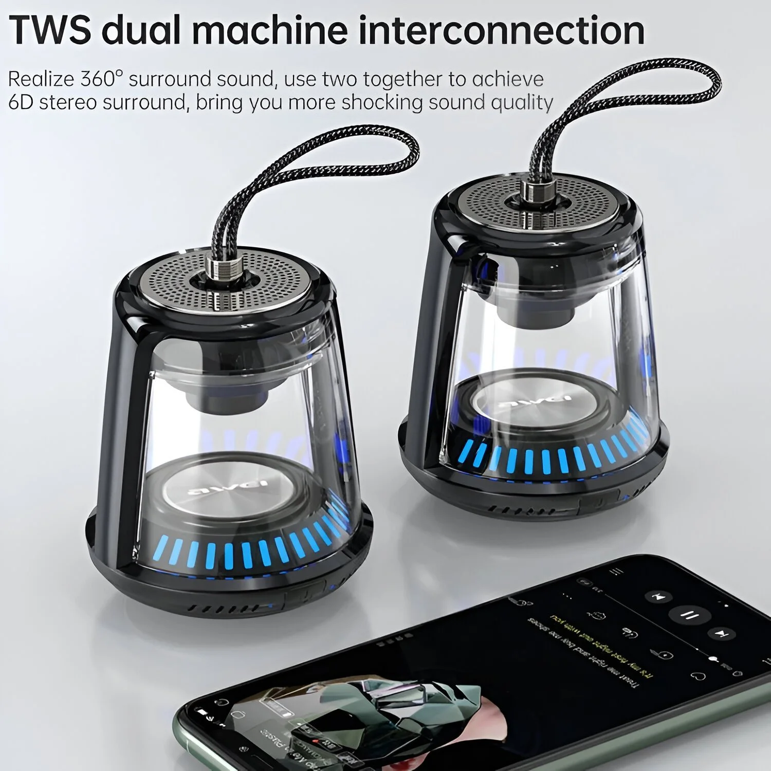 Portable Mini Bluetooth Speaker with Deep Bass