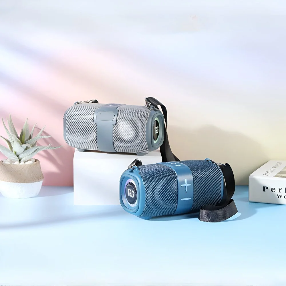 Portable Bluetooth LED Light Crossbody Speaker