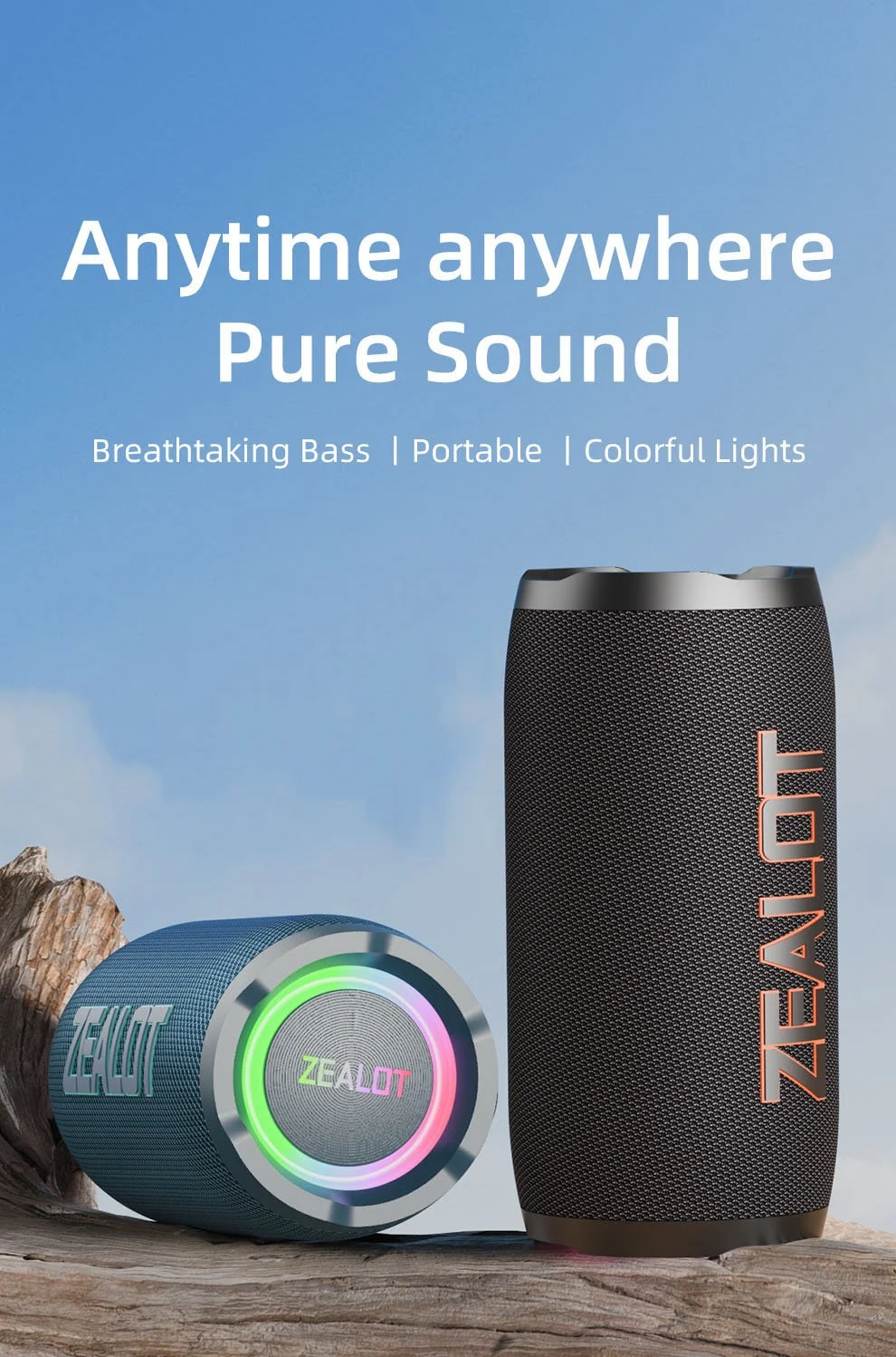 50W Waterproof Bluetooth Speaker