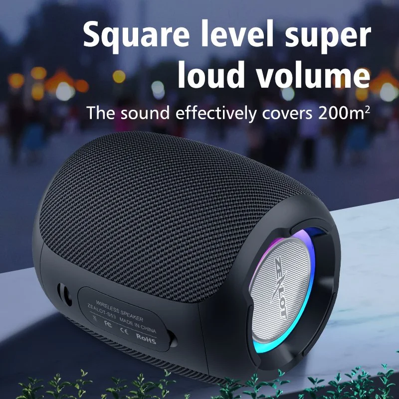 Portable Bluetooth Speaker with TWS, High-Quality Sound & 10-Hour Playtime